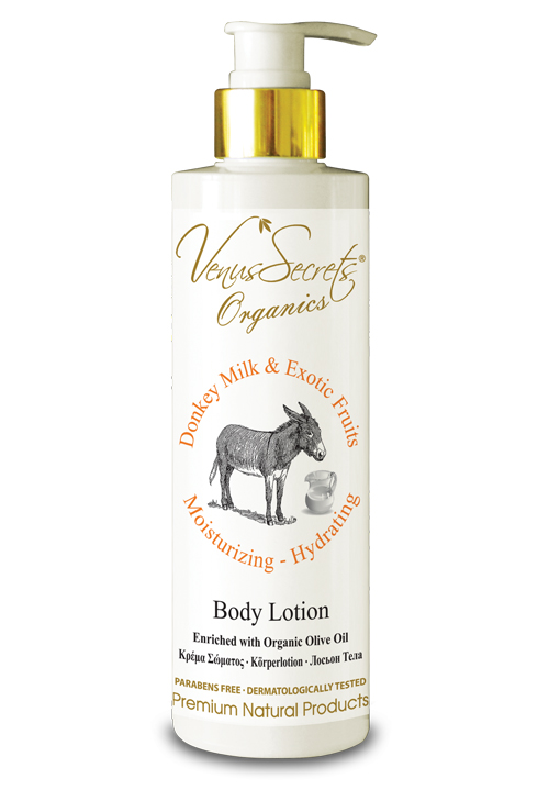 Body Lotion Donkey Milk - Organic Olive & Exotic Fruits