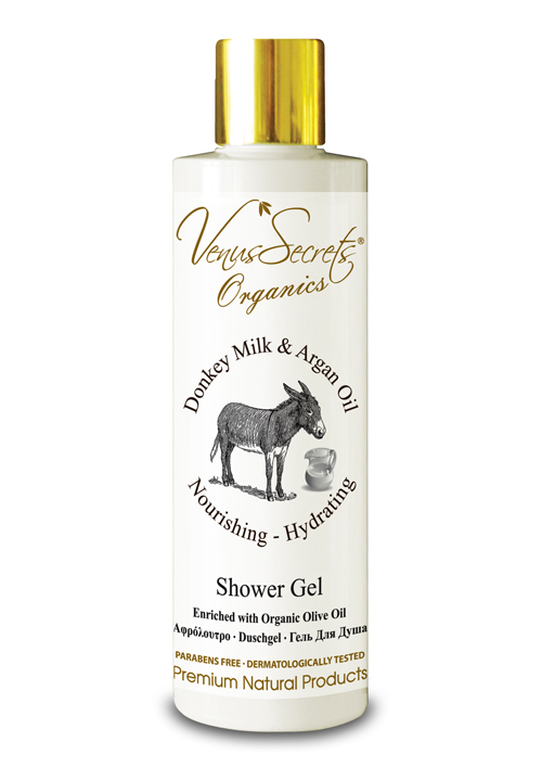 Shower Gel Donkey Milk - Organic Olive & Argan Oil