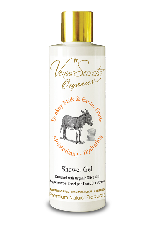 Shower Gel Donkey Milk - Organic Olive & Exotic Fruits